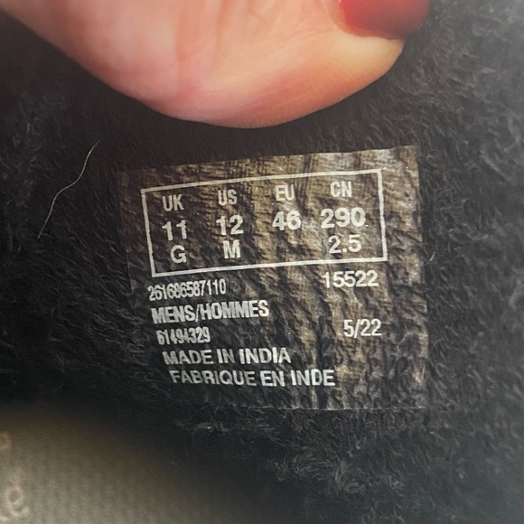 Clarks Men's Bushacre 3 Chukka Boots Size 11 Black Tribal Wool Suede Lace Up - Picture 9 of 10